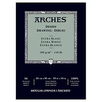 Arches® 110lb. White Drawing Pad