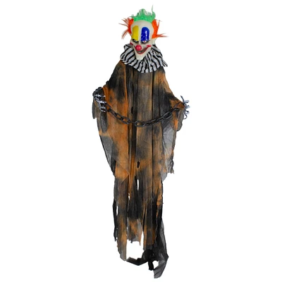 3.5ft. Animated Clown with LED Eyes Halloween Decoration