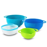 MegaChef Stackable Mixing Bowl & Measuring Cup Set