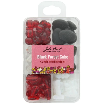 John Bead Czech Bead Recipe Black Forest Cake Bead Box