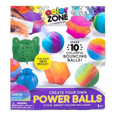 12 Pack: Color Zone® Create Your Own Power Balls
