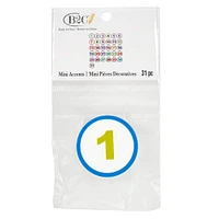 24 Pack: Mini Die Cut Calendar Number Accents by B2C™