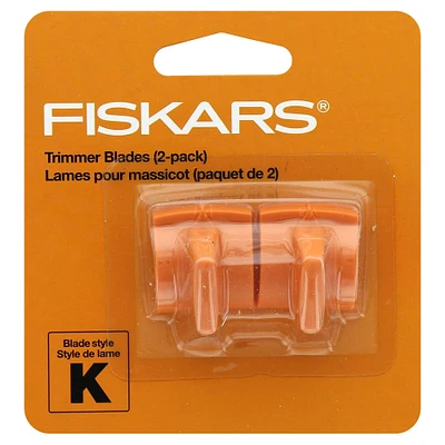 Fiskars® Style K Aluminum Rail Trimmer Blades, 2ct.