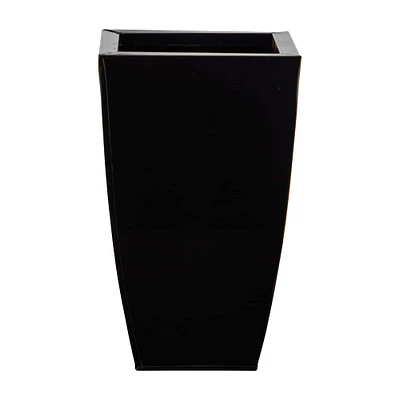 13" Tapered Square Metal Planter