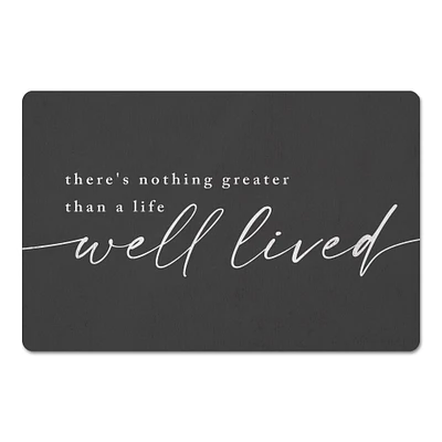 Life Well Lived 18" x 27" Floor Mat