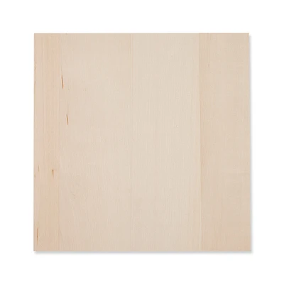 6 Pack: 12" Basswood Square Panel by Make Market®