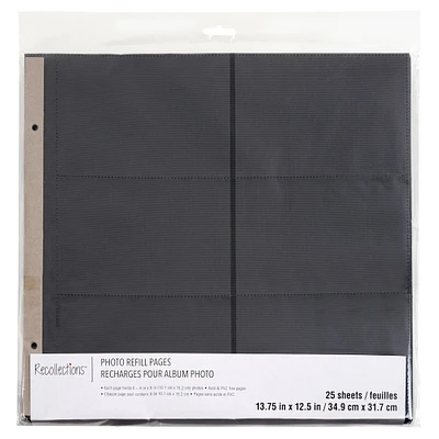 14" x 12.5" Horizontal Photo Album Refill Pages by Recollections™