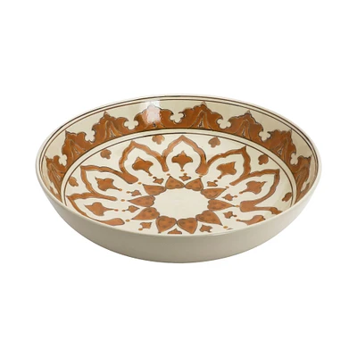 Hello Honey® 14" Hand Painted Ceramic Serving Bowl