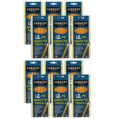 Sargent Art® Yellow #2 Graphite Pencils, 12 Packs of 12