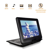 Trexonic 14.1" Portable DVD Player with Swivel LCD Screen