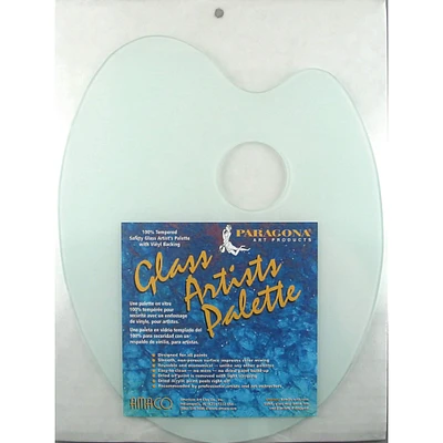 6 Pack: Amaco® Classic Oval Glass Palette, 11" x 14"
