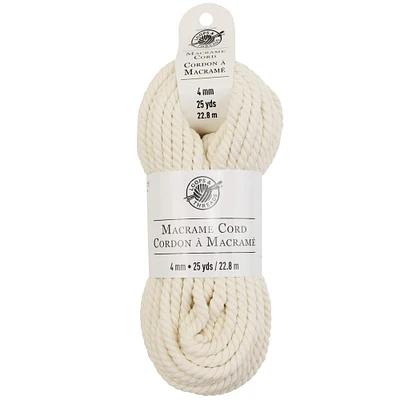Macramé Cotton Cord by Loops & Threads