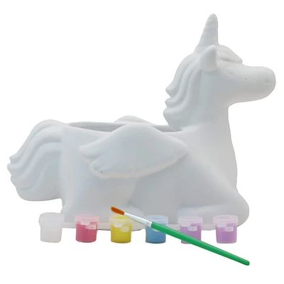 Paint Your Own 3D Ceramic Unicorn Planter Kit by Creatology™
