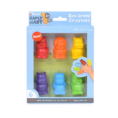 12 Packs: 6 ct. (72 total) Micador® early stART® Zoo Crew Crayons