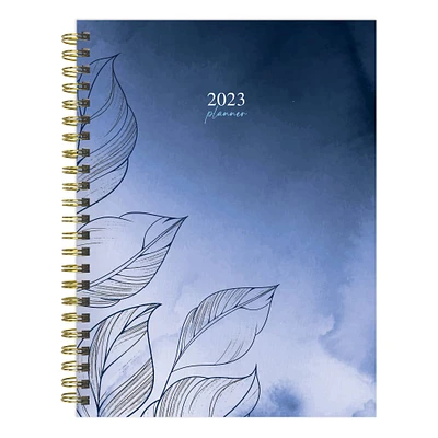 TF Publishing Medium 2023 Leaves Daily Weekly Monthly Planner