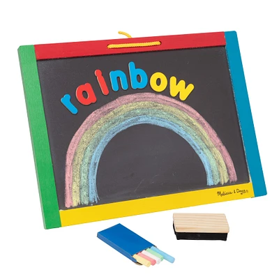 Melissa & Doug® Magnetic Chalkboard & Dry-Erase Board