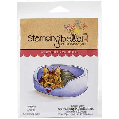 Stamping Bella Yorkie Cling Stamps