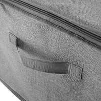 Simplify Heather Gray 2 Blanket Storage Bag Set