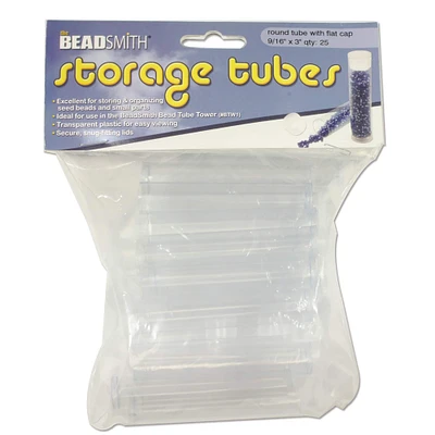 The Beadsmith® Round Storage Tubes