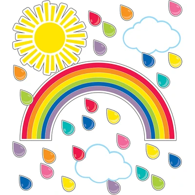 Schoolgirl Style™ Hello Sunshine Rainbow Bulletin Board Set