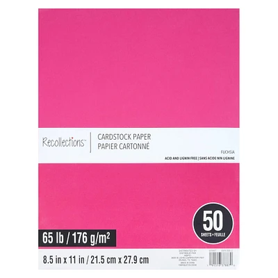 8.5" x 11" Cardstock Paper by Recollections