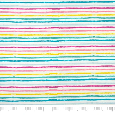 SINGER Multi Stripe Cotton Fabric