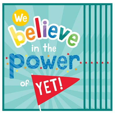 Carson Dellosa Education® We Believe in the Power of Yet! Chart, 6ct.