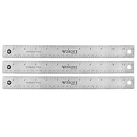 Westcott® 12" Stainless Steel Office Ruler with Non Slip Cork Base, 3ct.