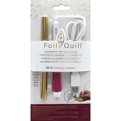 We R Memory Keepers® Foil Quill™ Calligraphy Tip Freestyle Pen