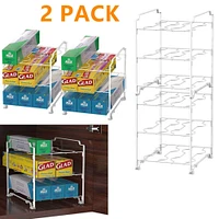 NEX™ Kitchen Wrap Organizer Rack, 2ct.
