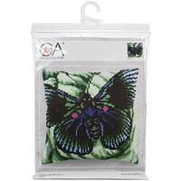 RTO Collection D'Art® Butterfly Graphics Stamped Needlepoint Cushion Kit