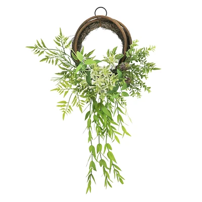 24" Boxwood & Heather Wreath by Ashland®