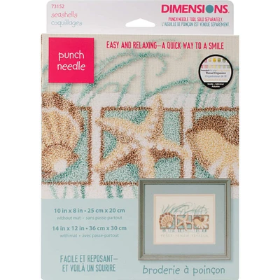 Dimensions® Seashells Punch Needle Kit