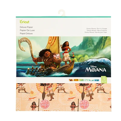 Cricut® Disney® Moana Born To Voyage Deluxe Paper, 12" x 12"