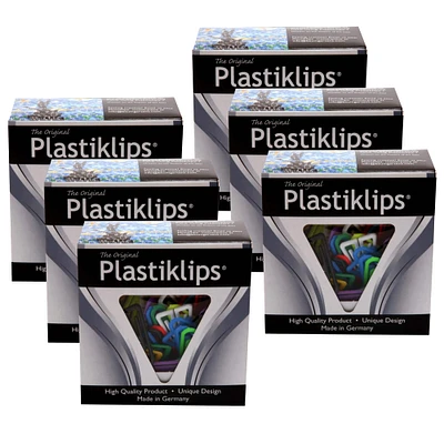 Baumgarten's Plastiklips® Large Paper Clips, 6 Packs of 200