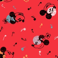 Springs Creative Disney® Mickey & Minnie Vintage Music Cotton Fabric