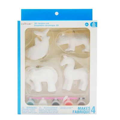 Animal 3D Ceramic Ornament Kit by Creatology™