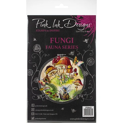Pink Ink Designs Fauna Series Fungi Clear Stamp Set
