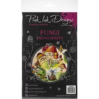 Pink Ink Designs Fauna Series Fungi Clear Stamp Set