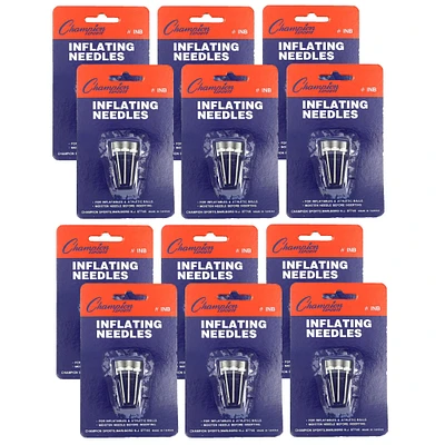 Champion Sports Inflating Needles for Air Pump, 12 Packs of 3