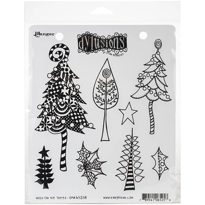 Dyan Reaveley's Dylusions Wood For The Trees Cling Stamp Collections