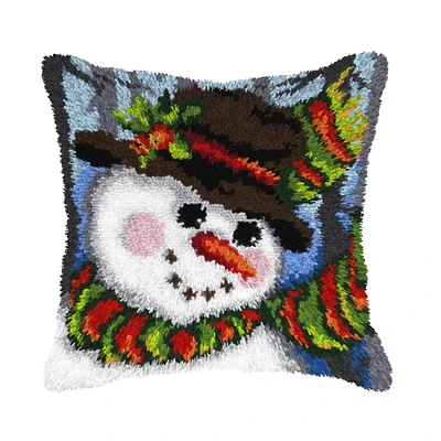 Orchidea Snowman Canvas Latch Hook Kit