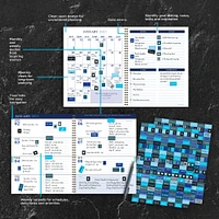 TF Publishing 2022-2023 Sea Blue Year Large Planner