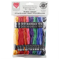 Variegated Embroidery Floss Loops & Threads™, 36ct. 