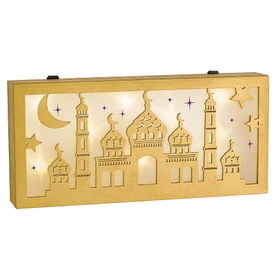 Eid Light-Up Wooden Shadowbox