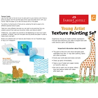 Faber-Castell Young Artist 12 Piece Texture Painting Set