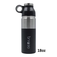 Brentwood GeoJug 18oz. Stainless Steel Vacuum-Insulated Water Bottle