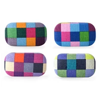 Kikkerland® Assorted Velvet Plaid Travel Jewelry Case, 1pc.