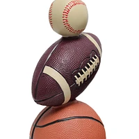 Simple Designs™ 22" Basketball, Baseball, Football Table Lamp with Beige Shade