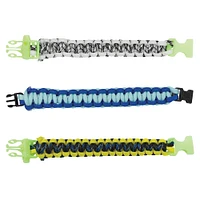 6 Pack: Creativity for Kids® Glow In the Dark Paracord Wristbands